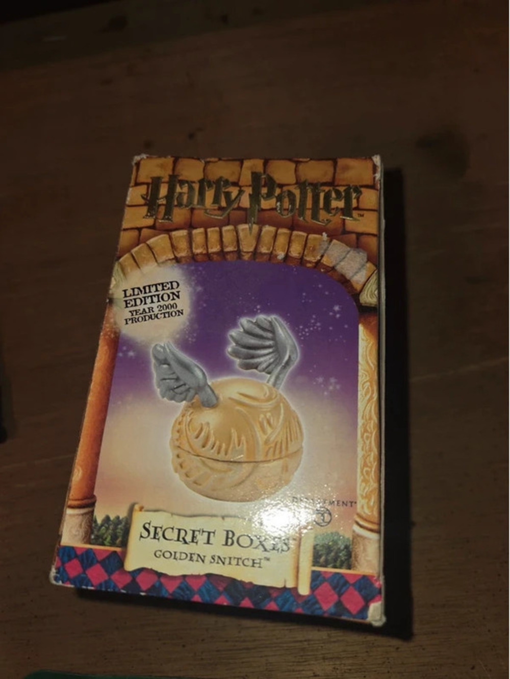 Harry Potter Dept 56 Golden Snitch Secret Box Year 2000 Complete Limited Ed